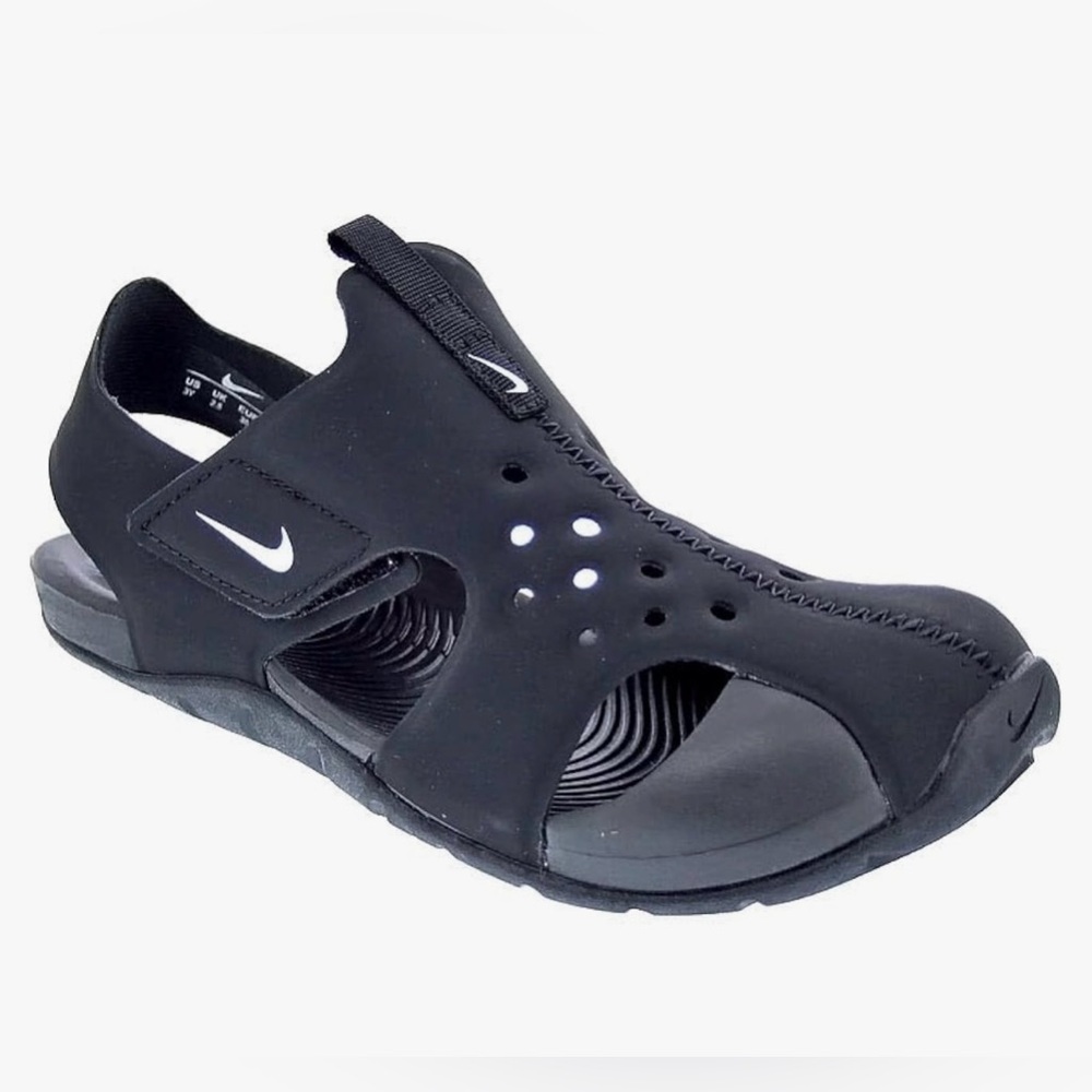Nike Black Sunray Protect Swim Sandals
